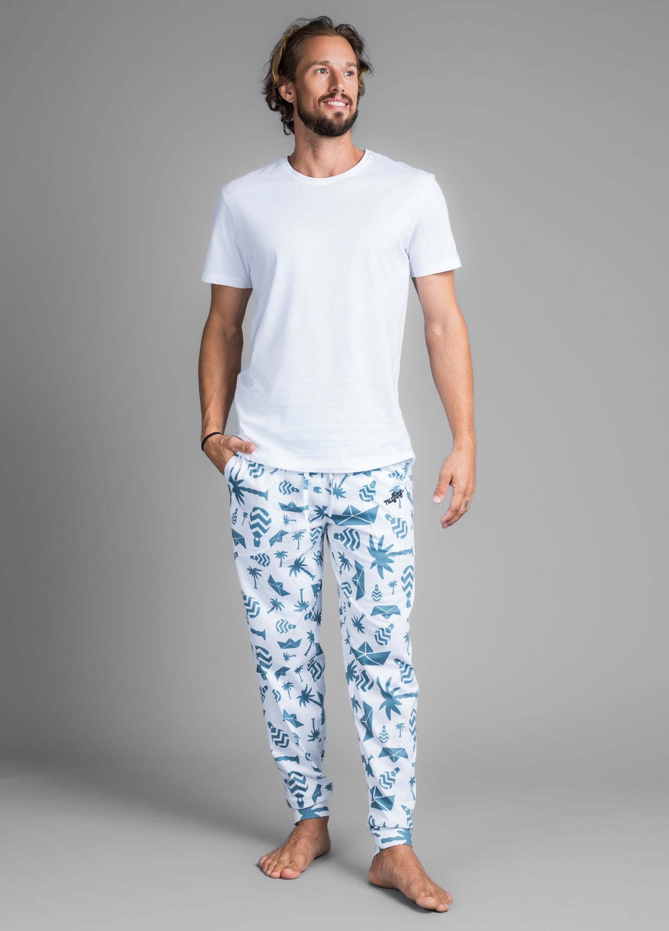 BLUE MIRAGE PAJAMA PANTS