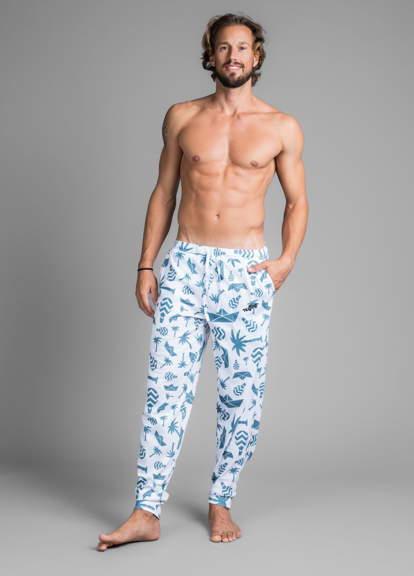 BLUE MIRAGE PAJAMA PANTS