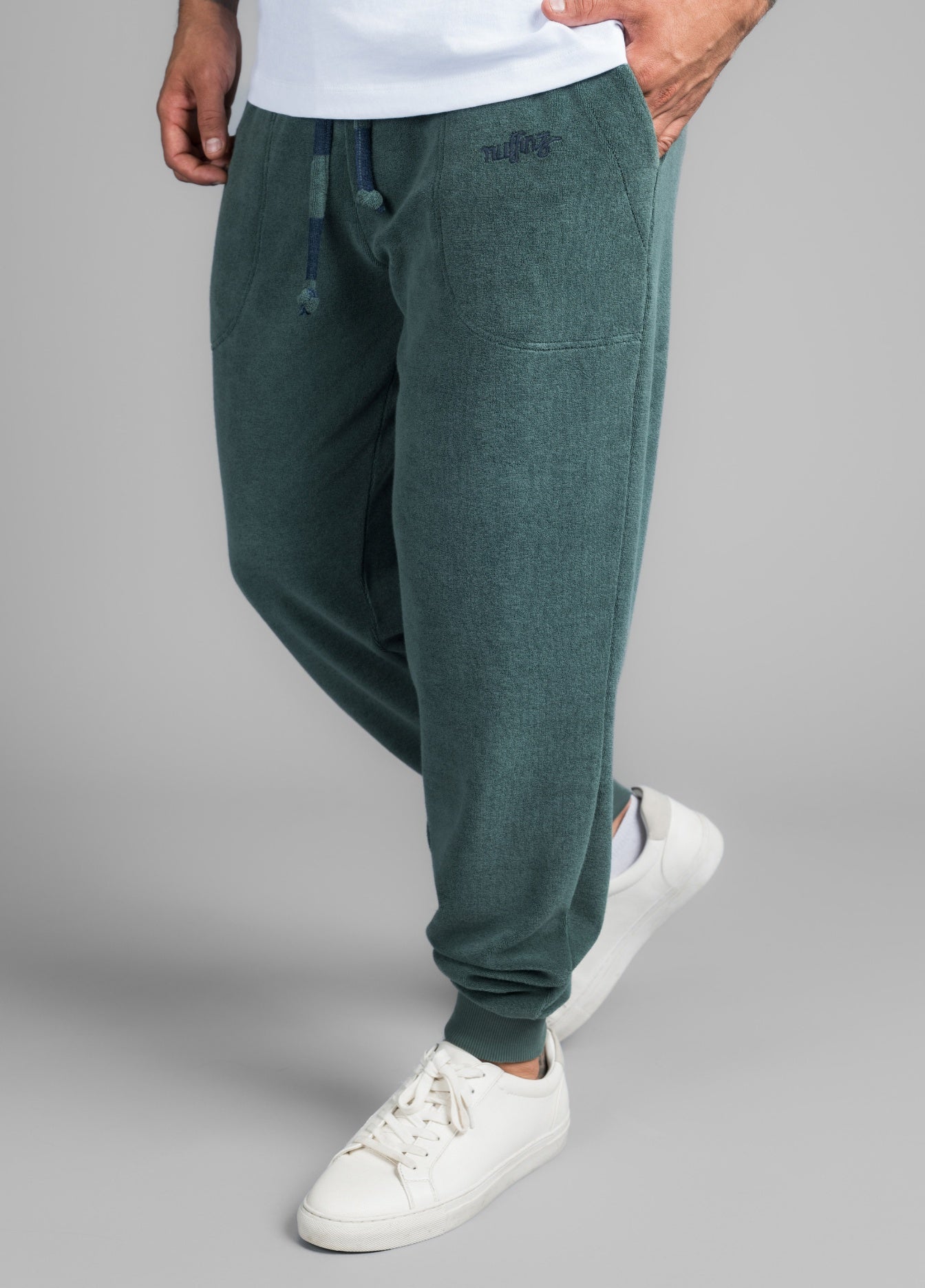MALLARD GREEN TOWEL PANTS