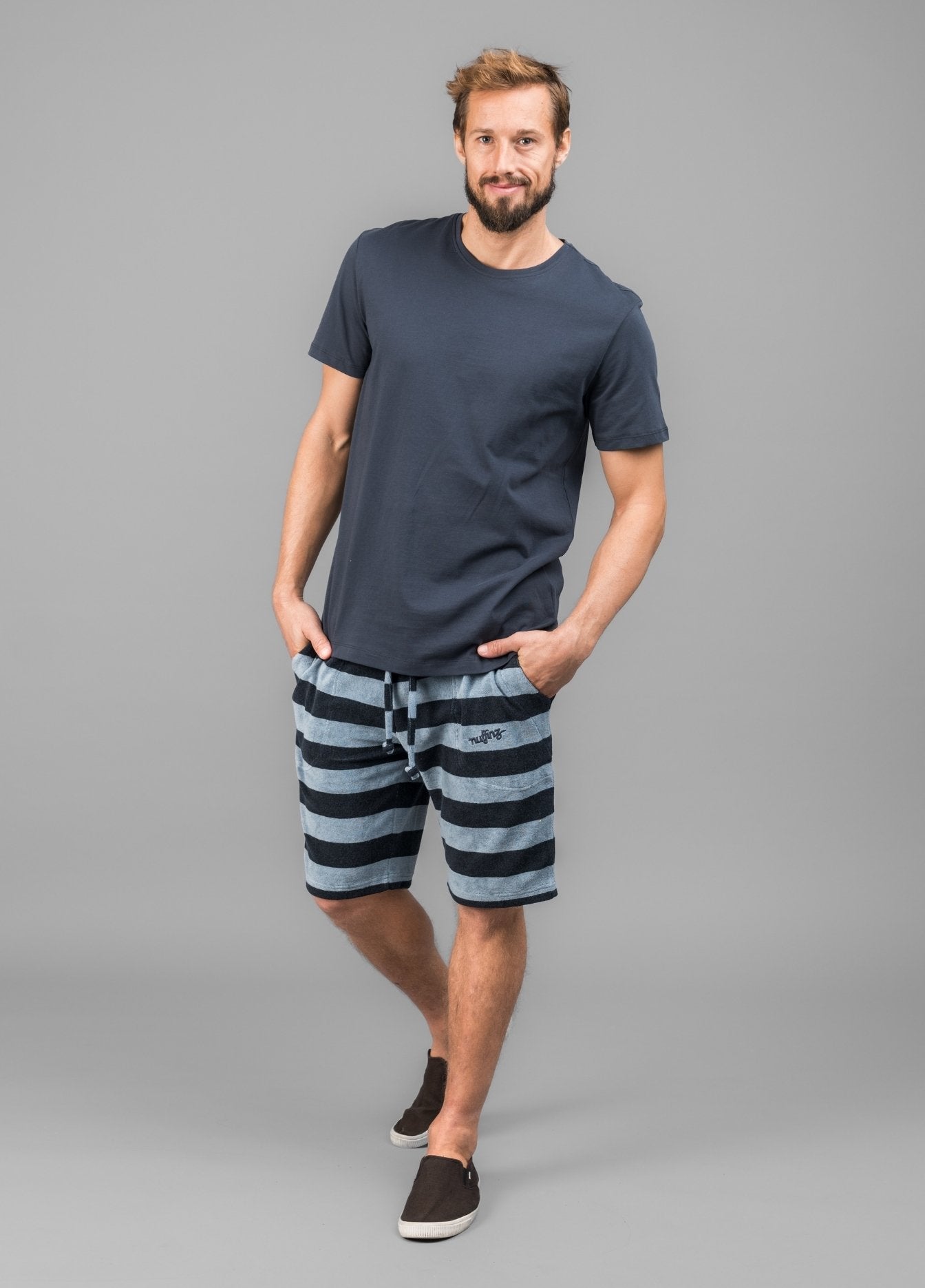 MIRAGE BLUE TOWEL SHORTS ST