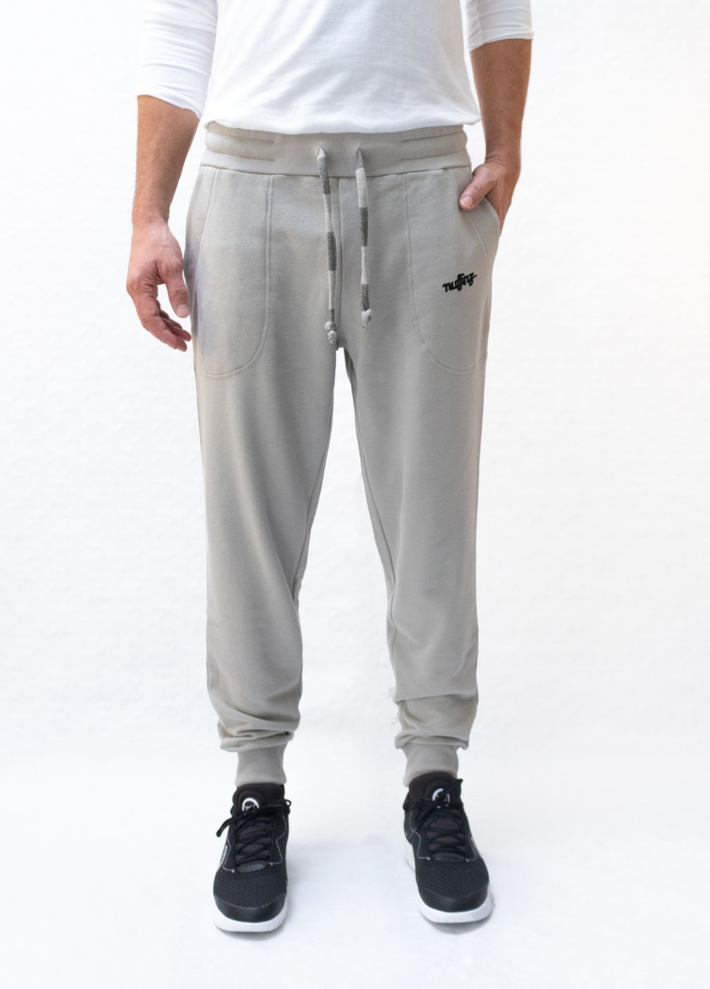 GHOST GREY SOLID PANTS