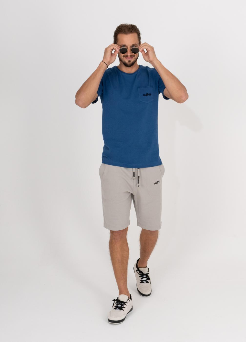 GHOST GRAY SOLID SHORTS