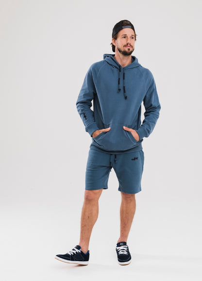 MIRAGE BLUE SOLID HOODIE