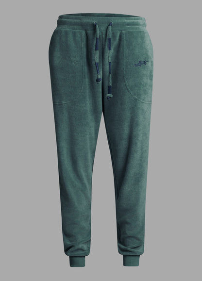 MALLARD GREEN TOWEL PANTS