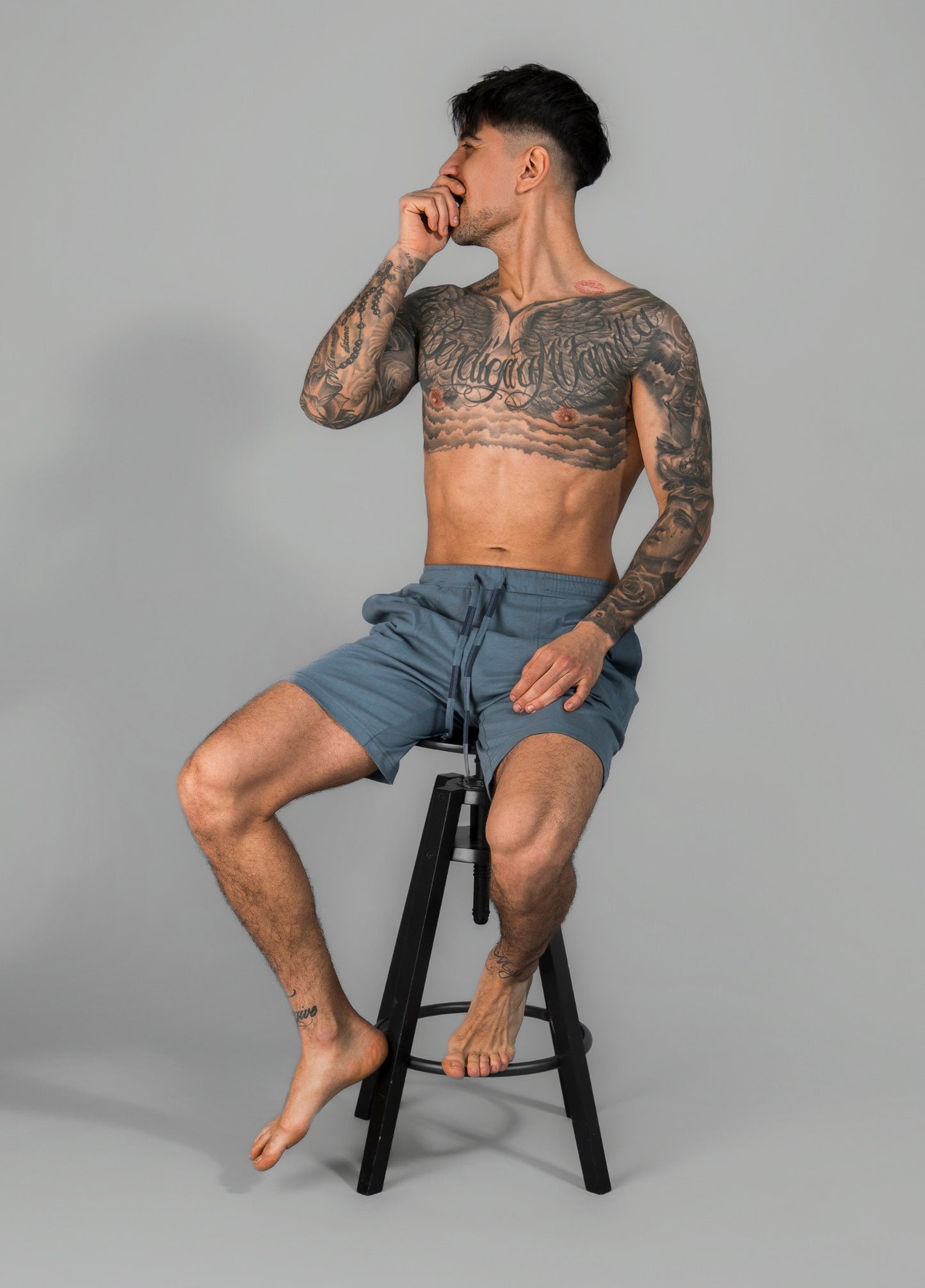 BLUE MIRAGE PYJAMA SHORTS