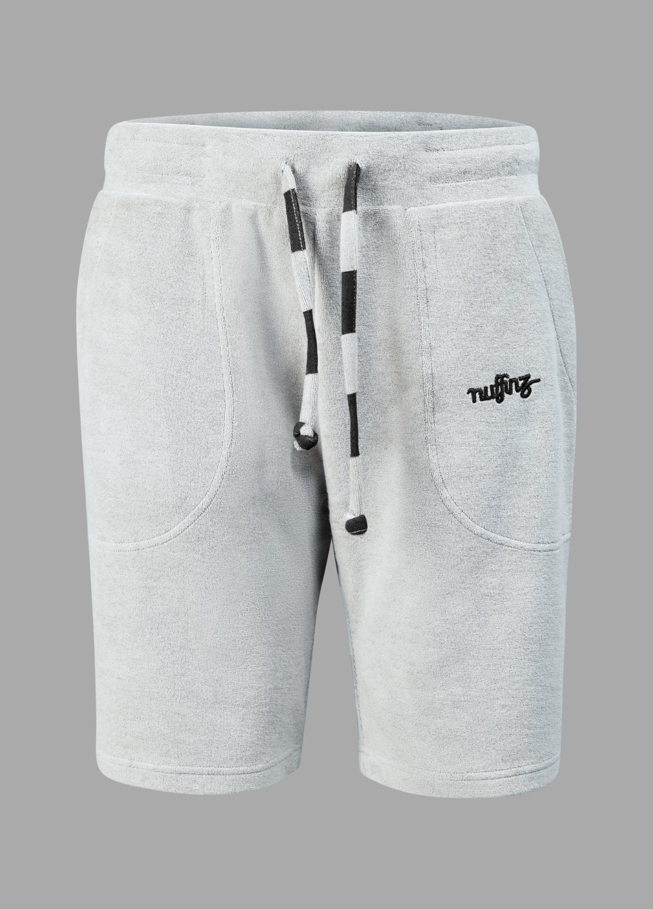 MIRAGE GREY TOWEL SHORTS