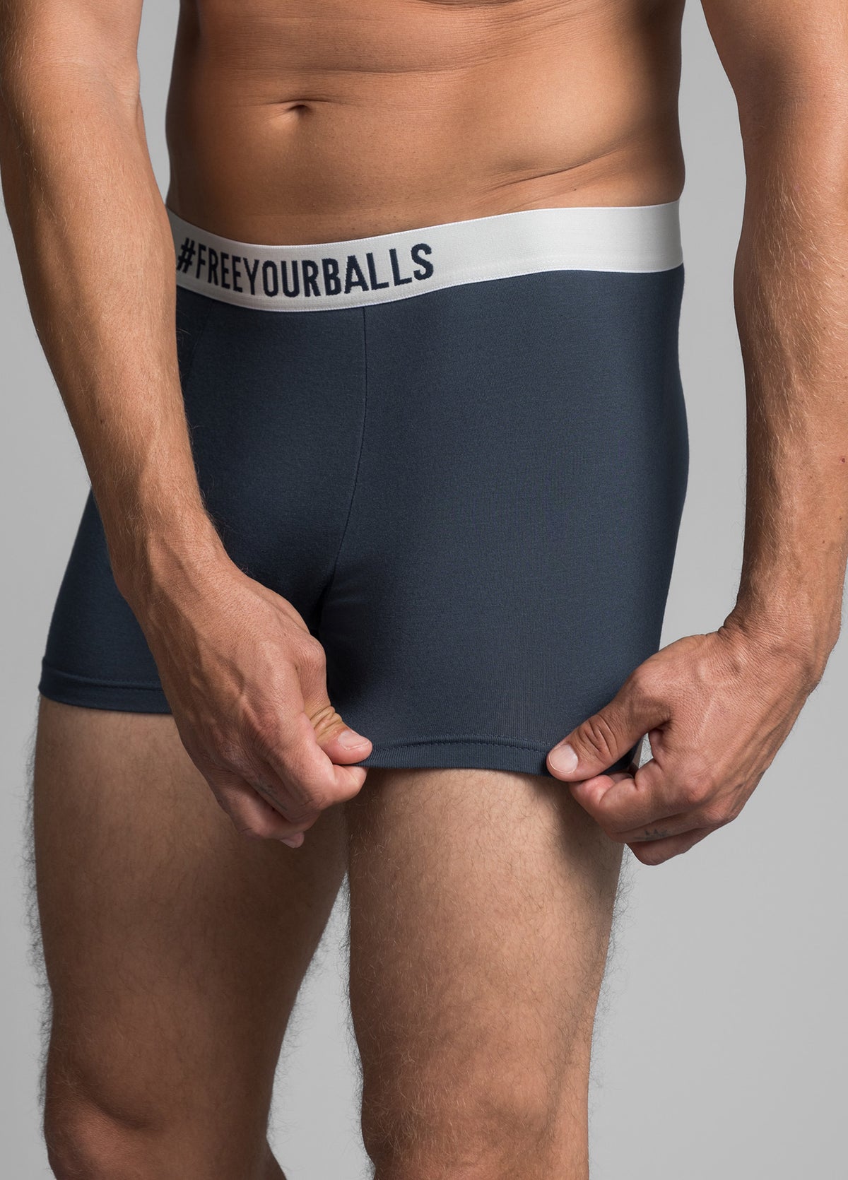 NAVY MODAL BOXER SHORTS