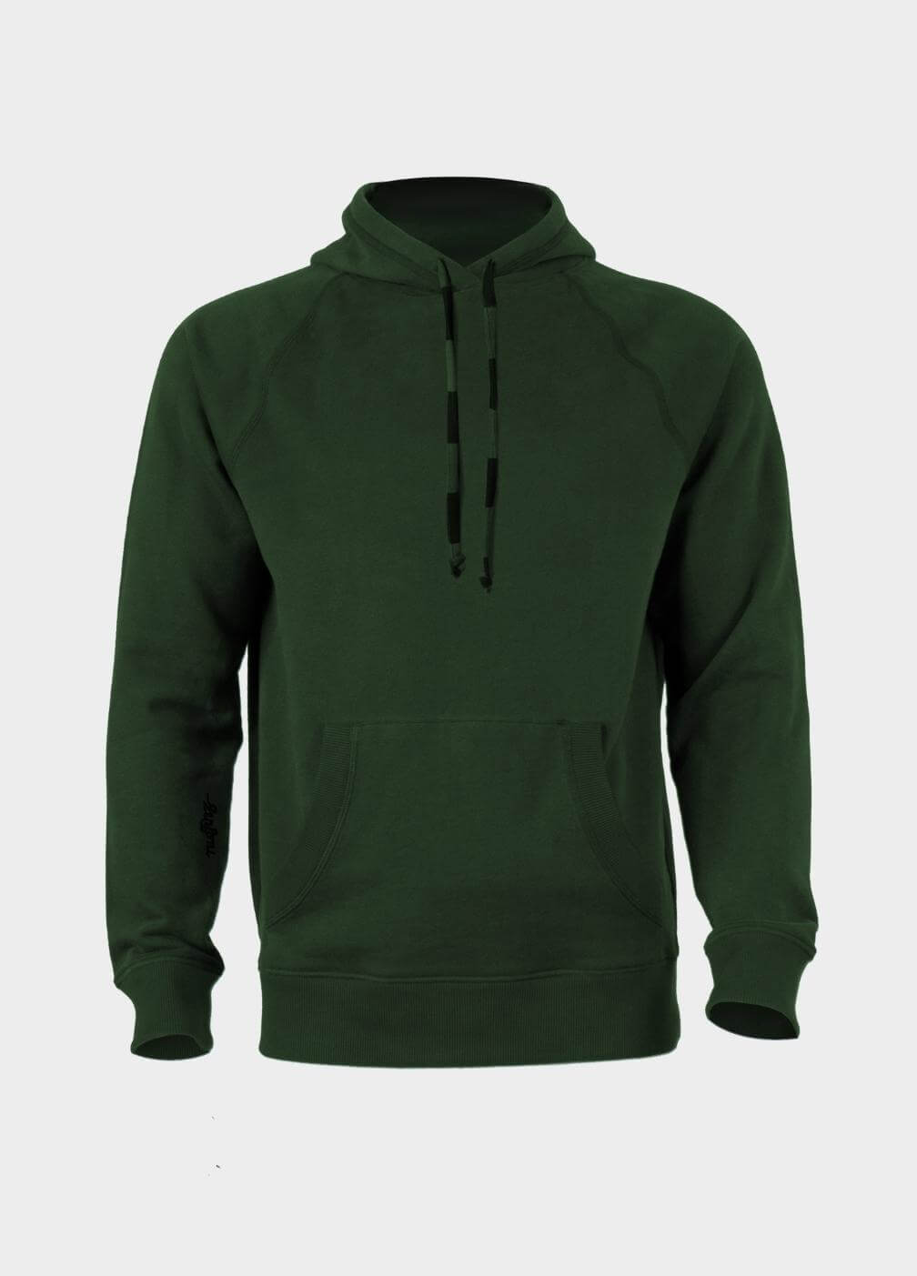 nuffinz menswear- hoodies - rosin green hoodie - 100% organic cotton - carbonized - green