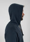 nuffinz the longs hoodie sea storm organic cotton hood